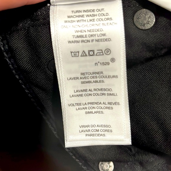 NWT Polo by Ralph Lauren Tompkins Mid Rise Skinny Black Jeans - Picture 7 of 8